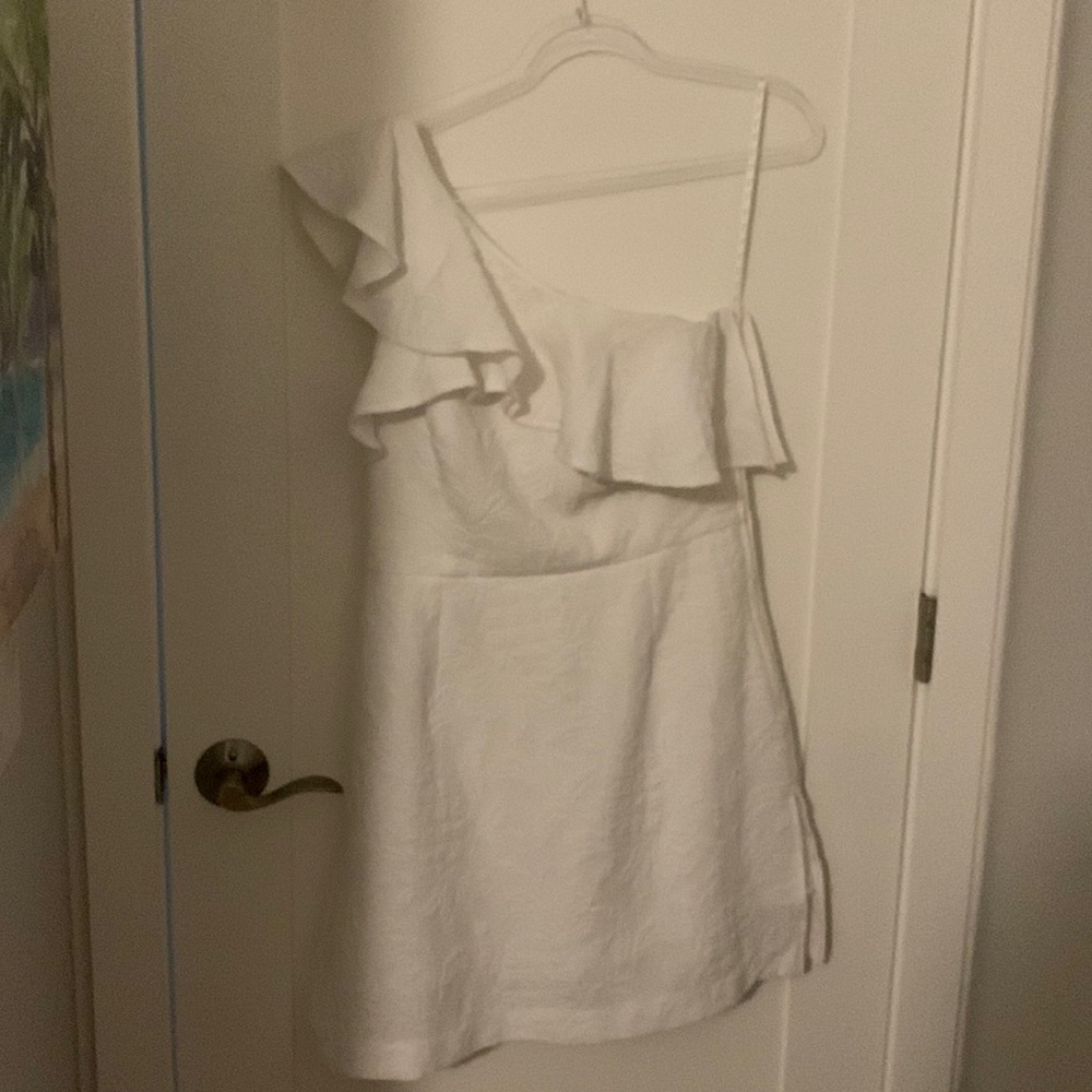 COPY - Lily Pulitzer one shoulder formal romper/minidress